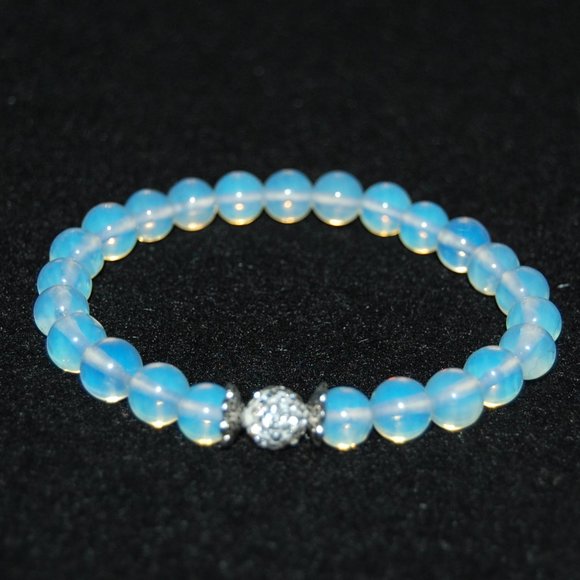 Opal Bracelet,Disco Ball Bracelet,Opal Disco Ball Bracelet,Moon Light Bracelet - Picture 3 of 3